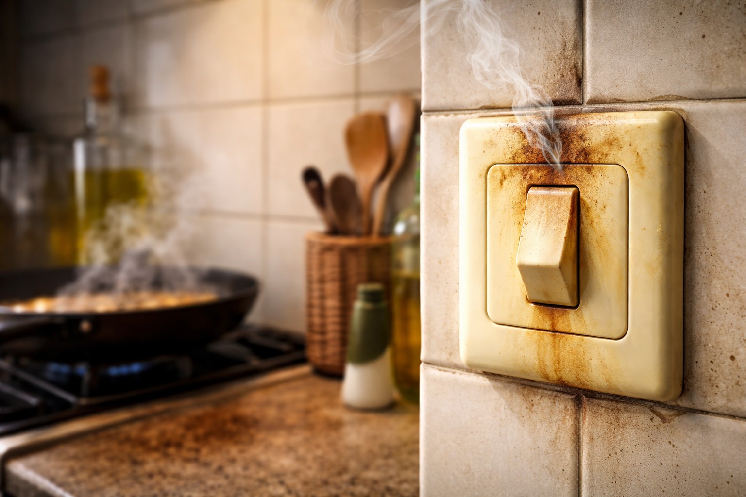 Den egentlige årsaken til gulnende plast på stikkontakter og brytere