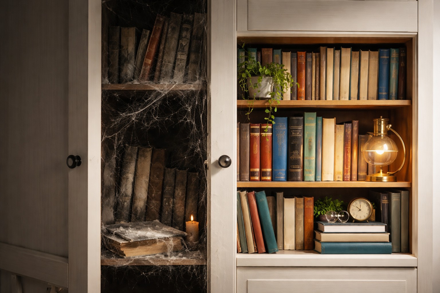 Hvorfor lukkede skapdører sakte tar livet av hjemmebiblioteket ditt